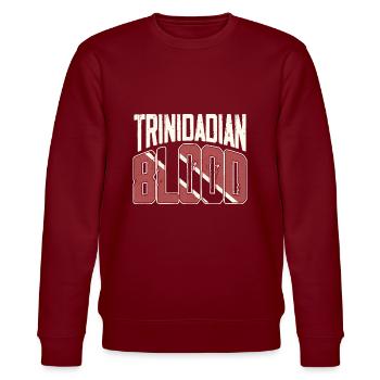 Trini Trinidad et Tobago drapeau musique Trini - Sweat bio CHANGER Stanley/Stella Unisexe - bordeaux - Devant - Nik (191cm) & Marisol (170cm)