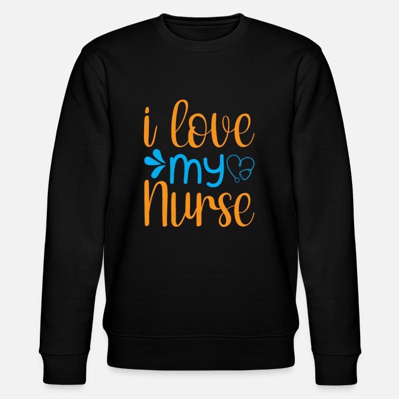 KRANKENSCHWESTER Pflegerin - Stanley/Stella Unisex Bio-Sweatshirt CHANGER  - Schwarz