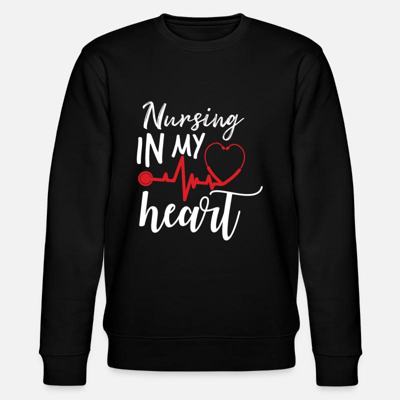 Palpitations d’infirmières - Sweat bio CHANGER Stanley/Stella Unisexe - noir