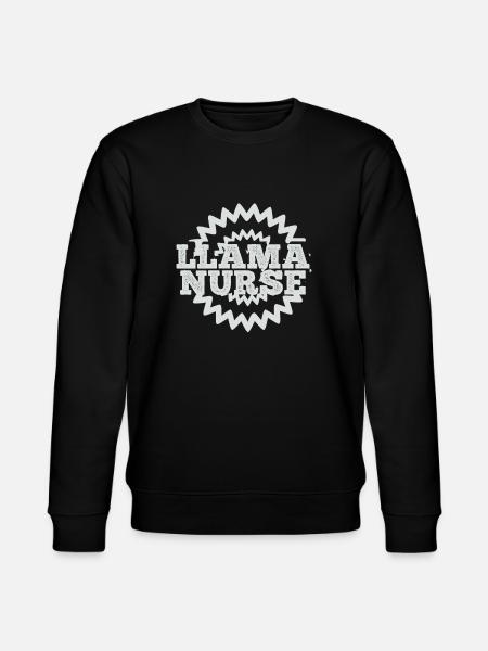 Infirmière lama - Sweat bio CHANGER Stanley/Stella Unisexe - noir