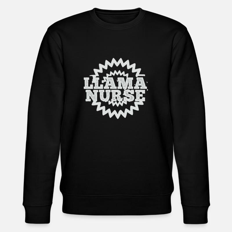 Infirmière lama - Sweat bio CHANGER Stanley/Stella Unisexe - noir