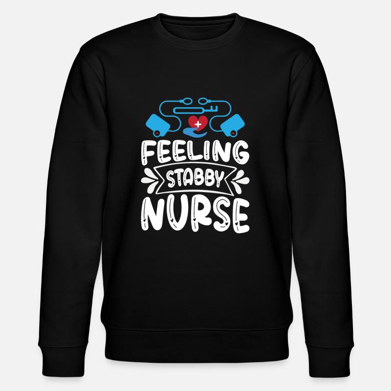 Infirmière épineuse - Sweat bio CHANGER Stanley/Stella Unisexe - noir