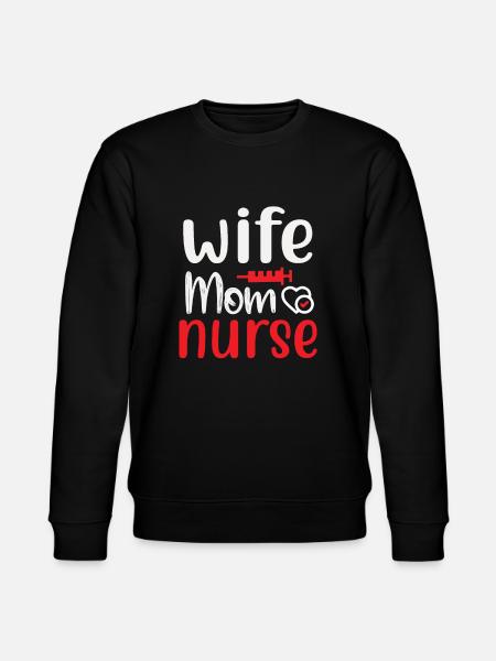 Femme Maman Infirmière - Sweat bio CHANGER Stanley/Stella Unisexe - noir