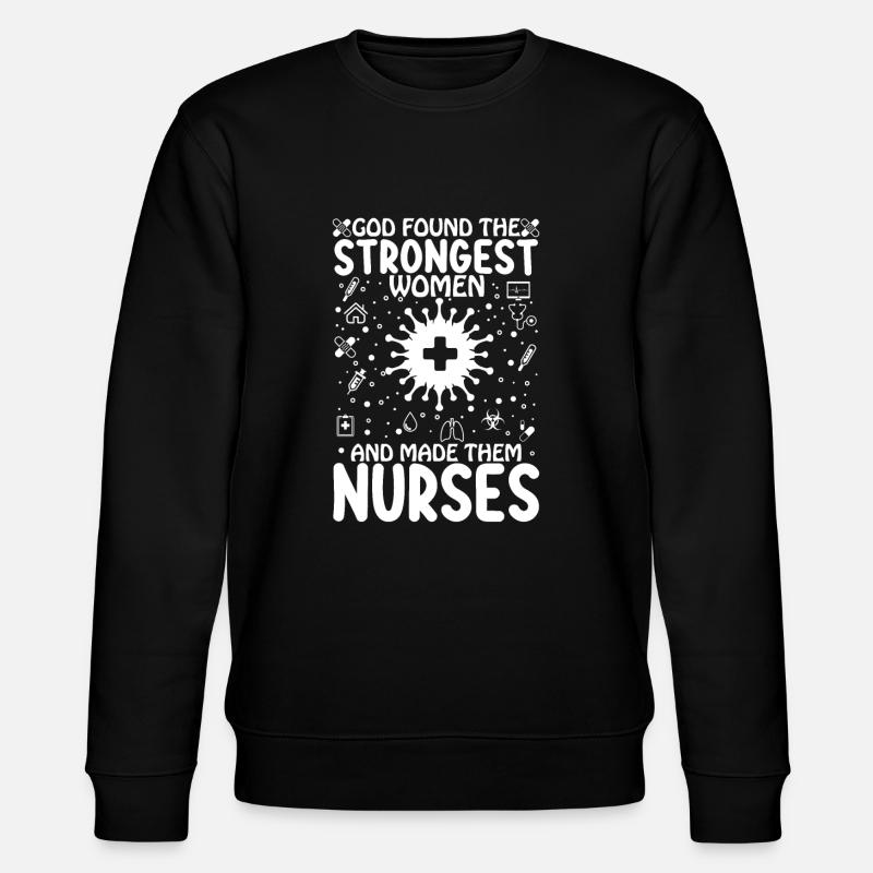 Starke Krankenschwester - Stanley/Stella Unisex Bio-Sweatshirt CHANGER - Schwarz