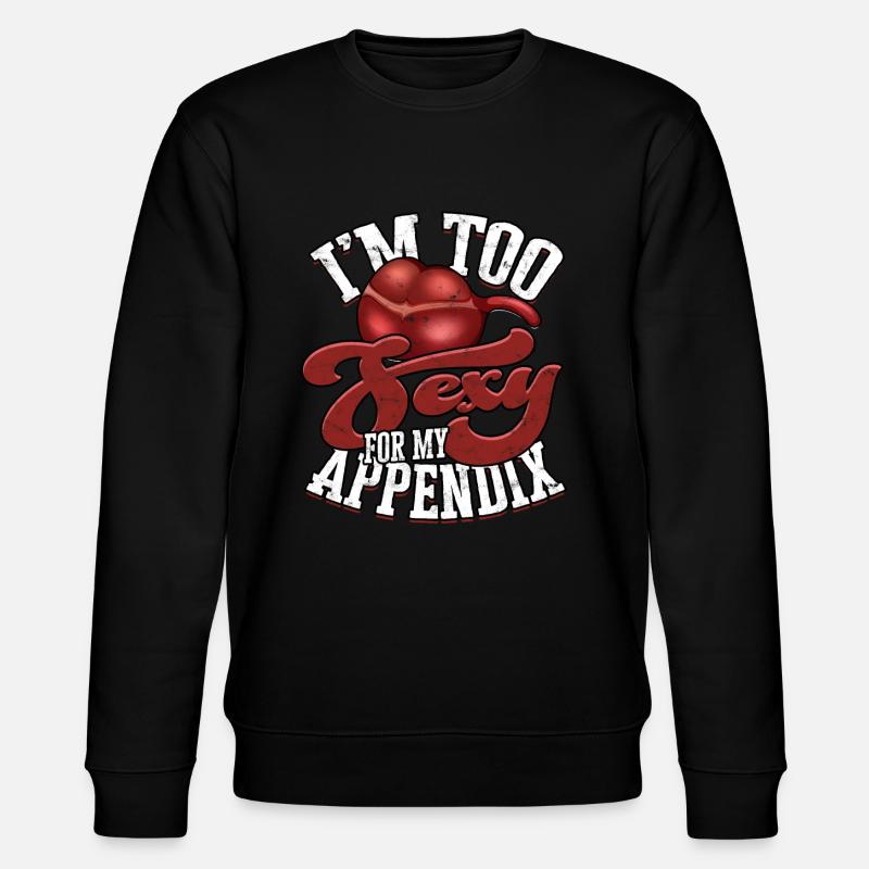 Annexe Opération Appendicectomie Retrait - Sweat bio CHANGER Stanley/Stella Unisexe - noir
