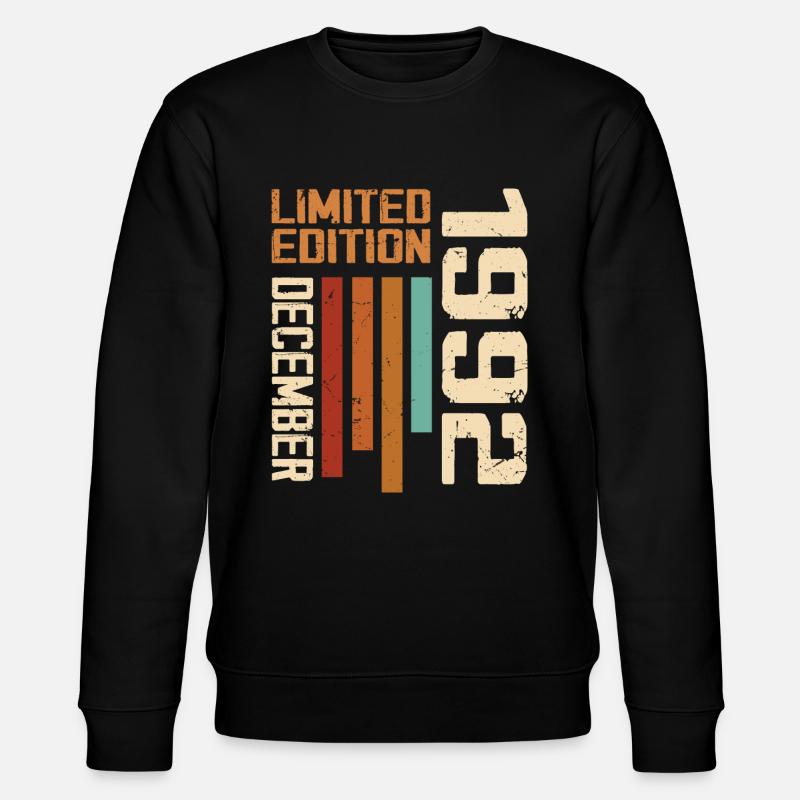 December 1992 - 1992 December - Stanley/Stella CHANGER Unisex Organic Sweatshirt - black
