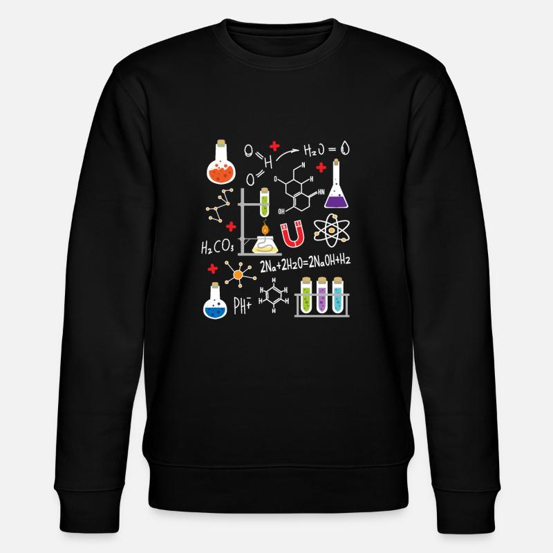 Chemistry Chemist Physics Physicist Scientist - Stanley/Stella CHANGER Unisex Organic Sweatshirt - black