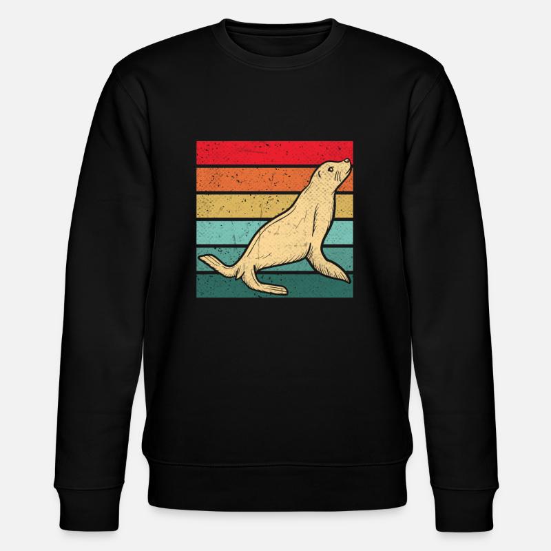 Phoque - Sweat bio CHANGER Stanley/Stella Unisexe - noir