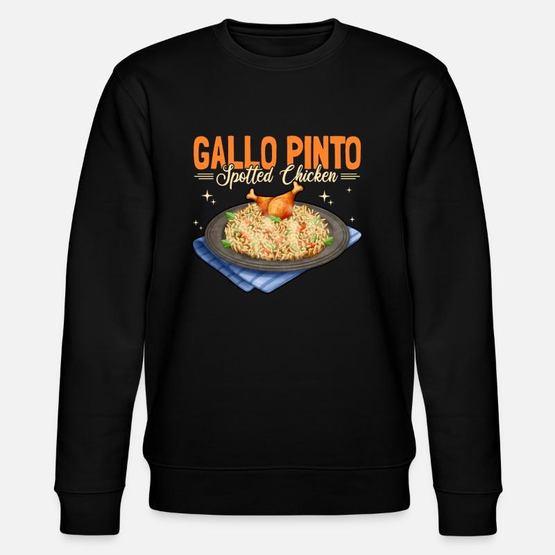 Gallo Pinto Spotted Chicken - Stanley/Stella Unisex Bio-Sweatshirt CHANGER  - Schwarz