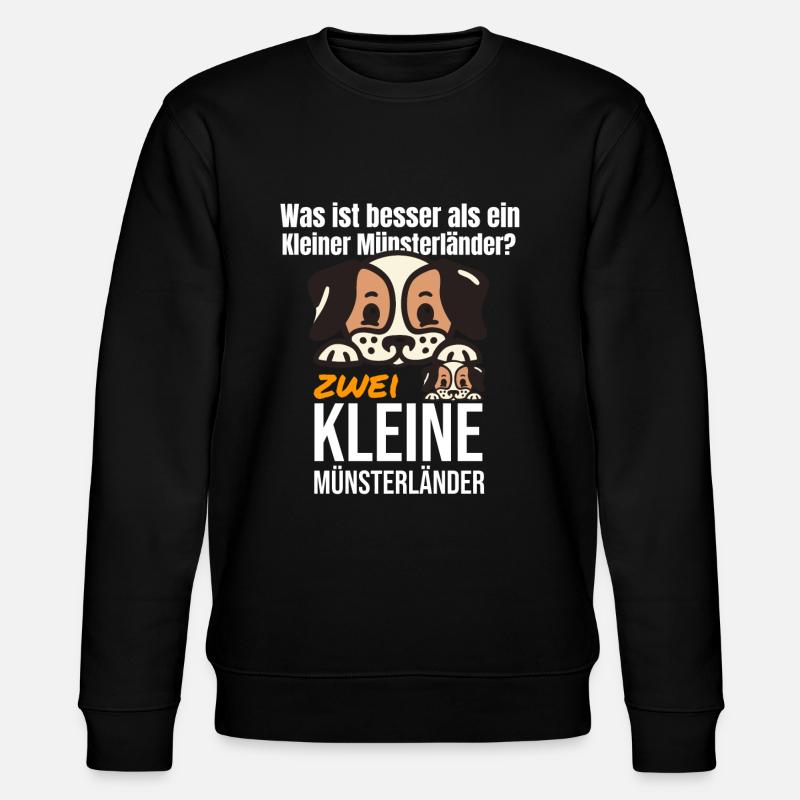 Kleiner Münsterländer - Stanley/Stella Unisex Bio-Sweatshirt CHANGER  - Schwarz