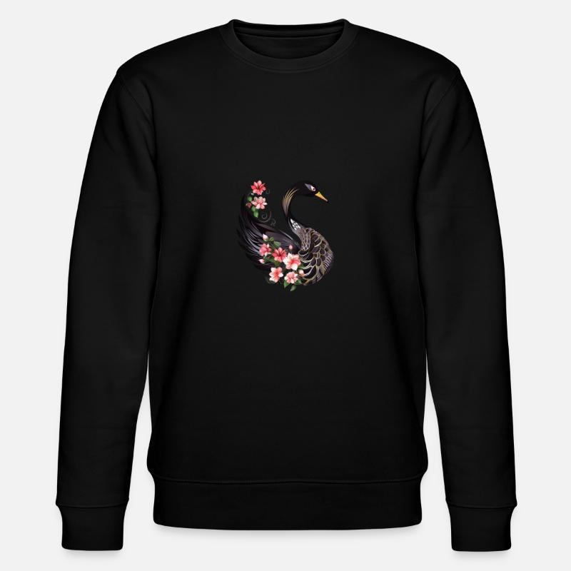 Polygone Cygne noir - Sweat bio CHANGER Stanley/Stella Unisexe - noir