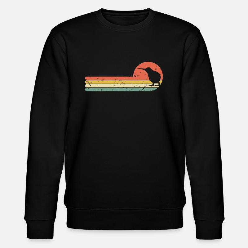 Kiwi Vogel - Stanley/Stella Unisex Bio-Sweatshirt CHANGER  - Schwarz