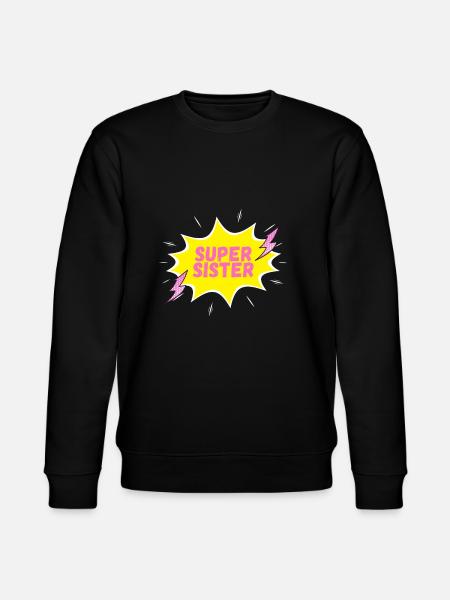 SUPER SOEUR !!! - Sweat bio CHANGER Stanley/Stella Unisexe - noir