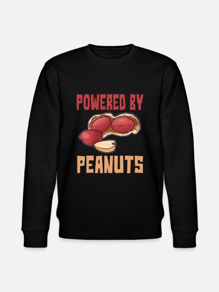Peanut Lover Powered by Peanuts - Stanley/Stella CHANGER Unisex Organic Sweatshirt - black