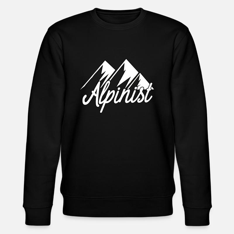 Alpinist - Stanley/Stella Unisex Bio-Sweatshirt CHANGER  - Schwarz