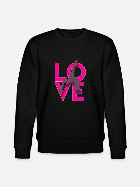 Liebesgymnastik - Stanley/Stella Unisex Bio-Sweatshirt CHANGER  - Schwarz