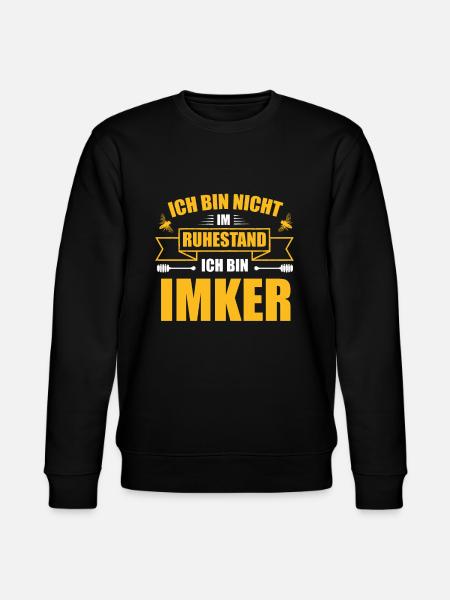 Imker Bienen - Stanley/Stella Unisex Bio-Sweatshirt CHANGER  - Schwarz