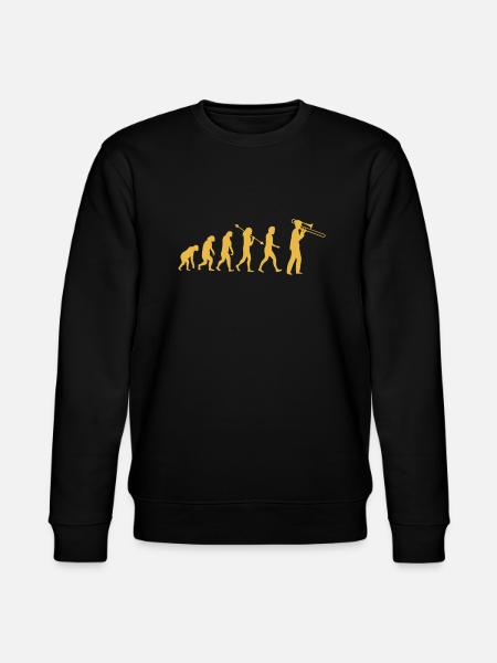 Trombone Trombone player Trombonist - Stanley/Stella CHANGER Unisex Organic Sweatshirt - black