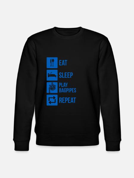 Bagpipes Bagpipes Bagpipe - Stanley/Stella CHANGER Unisex Organic Sweatshirt - black
