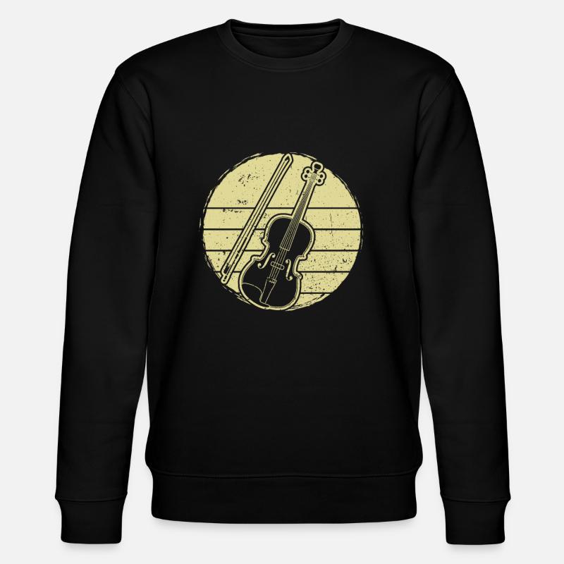 Violin Violinist Violinist - Stanley/Stella CHANGER Unisex Organic Sweatshirt - black