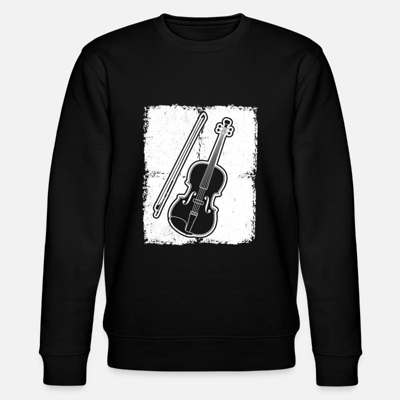 Violin Violinist Violinist - Stanley/Stella CHANGER Unisex Organic Sweatshirt - black