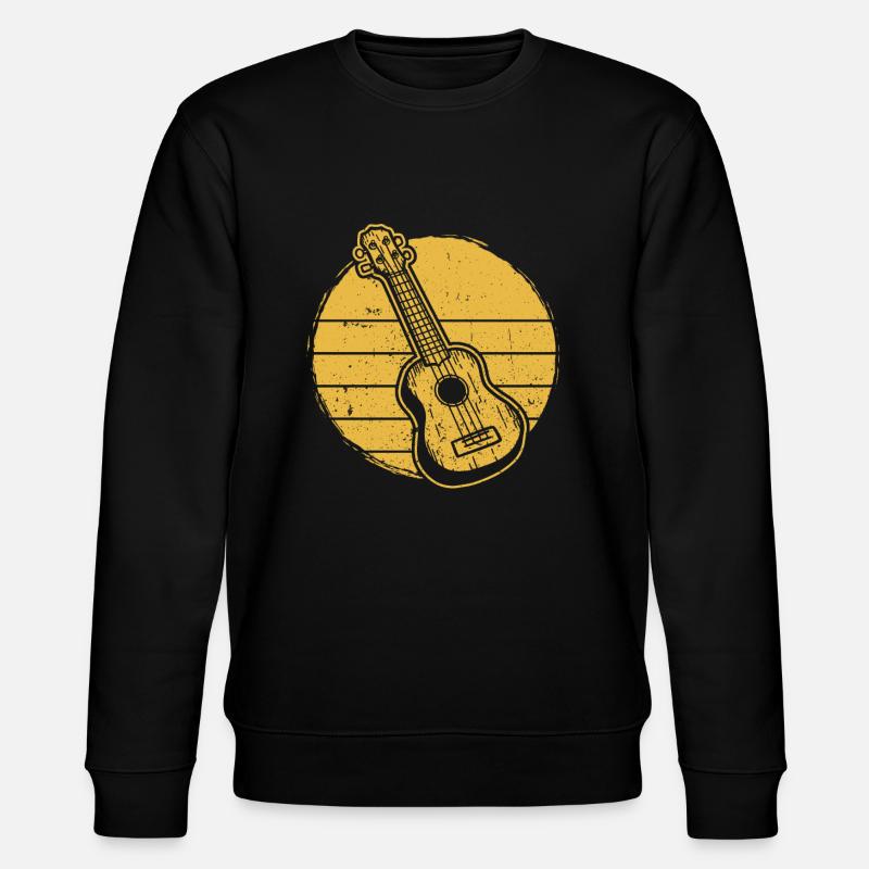 Ukulele Ukulele-Spieler Ukulelist - Stanley/Stella Unisex Bio-Sweatshirt CHANGER  - Schwarz