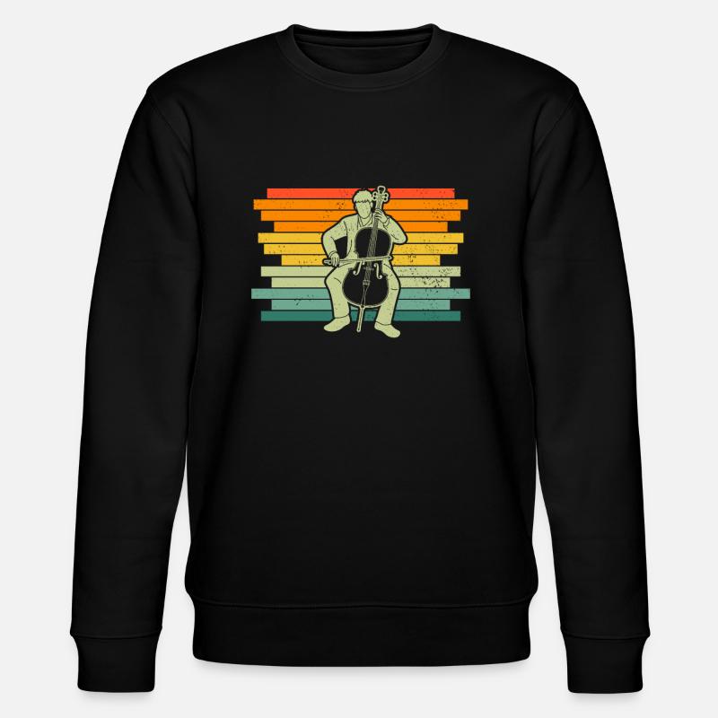 Cello Cellospieler Cellist - Stanley/Stella Unisex Bio-Sweatshirt CHANGER  - Schwarz