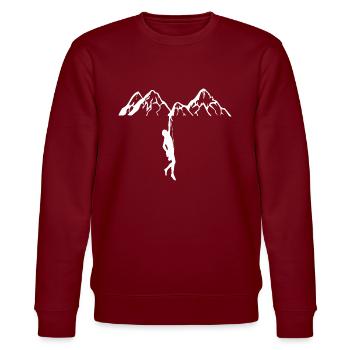 Escalade - Sweat bio CHANGER Stanley/Stella Unisexe - bordeaux - Devant - Nik (191cm) & Marisol (170cm)