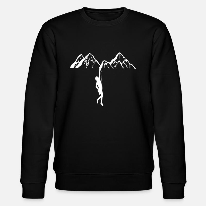 Climbing - Stanley/Stella Unisex Bio-Sweatshirt CHANGER  - Schwarz