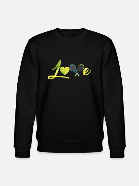 Liebe Tennis - Stanley/Stella Unisex Bio-Sweatshirt CHANGER - Schwarz