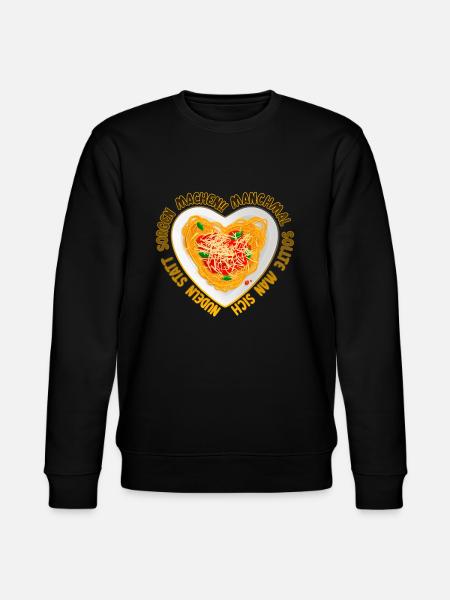 Statt Sorgen Nudeln machen - Stanley/Stella Unisex Bio-Sweatshirt CHANGER - Schwarz