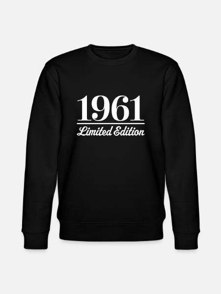 1961 Limited Edition - Stanley/Stella CHANGER Unisex Organic Sweatshirt - black