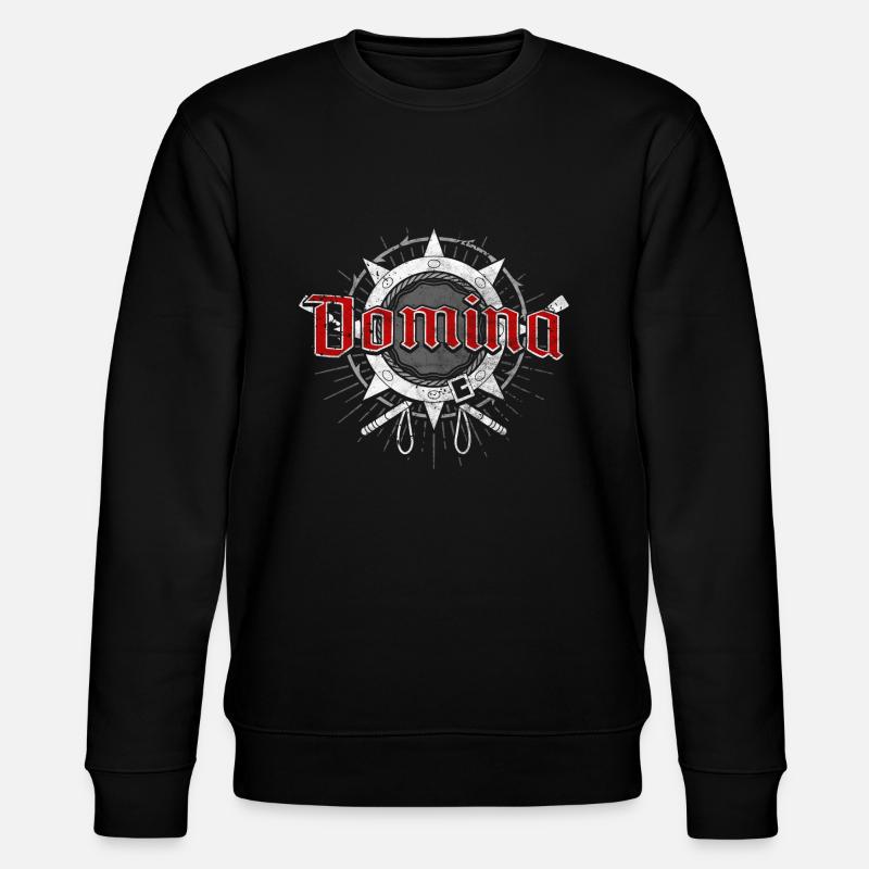 Erotisches Fetisch Erotik BDSM Domina Geschenk - Stanley/Stella Unisex Bio-Sweatshirt CHANGER  - Schwarz