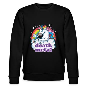Cadeau de licorne de métal de la mort Licorne de musique lourde - Sweat bio CHANGER Stanley/Stella Unisexe - noir - Devant - Nik (191cm) & Marisol (170cm)