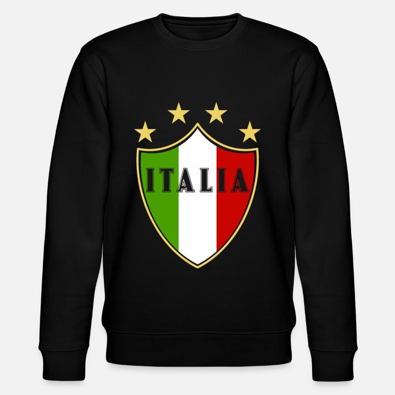 Italia fun - Stanley/Stella Unisex Bio-Sweatshirt CHANGER  - Schwarz