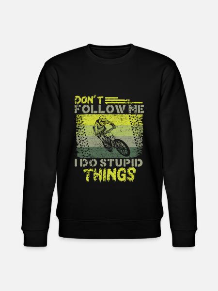 Downhill MTB Mountainbiker Geschenk - Stanley/Stella Unisex Bio-Sweatshirt CHANGER - Schwarz