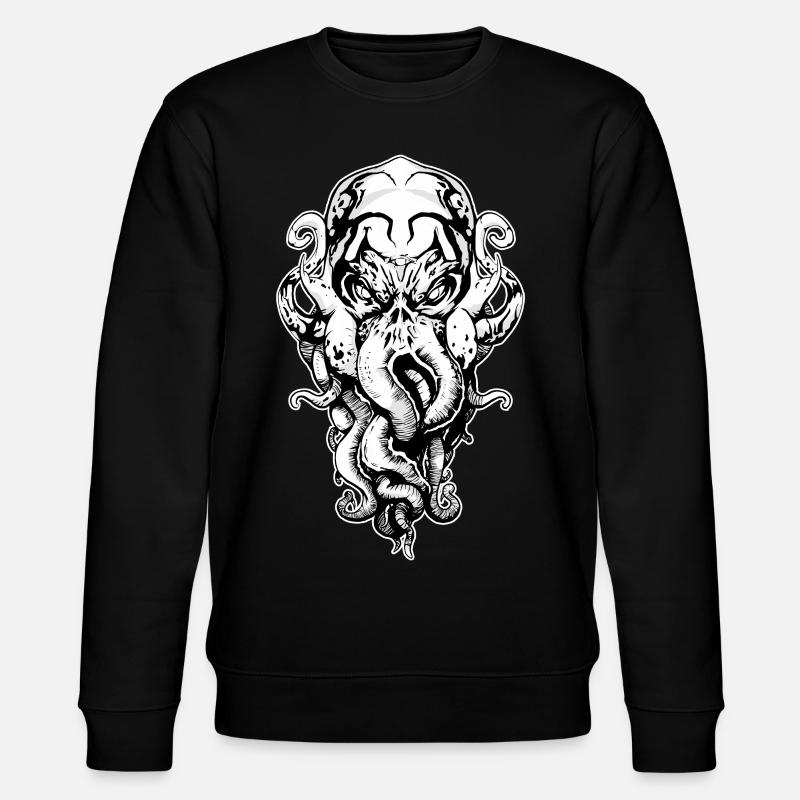 Cthulhu - Stanley/Stella Unisex Bio-Sweatshirt CHANGER  - Schwarz