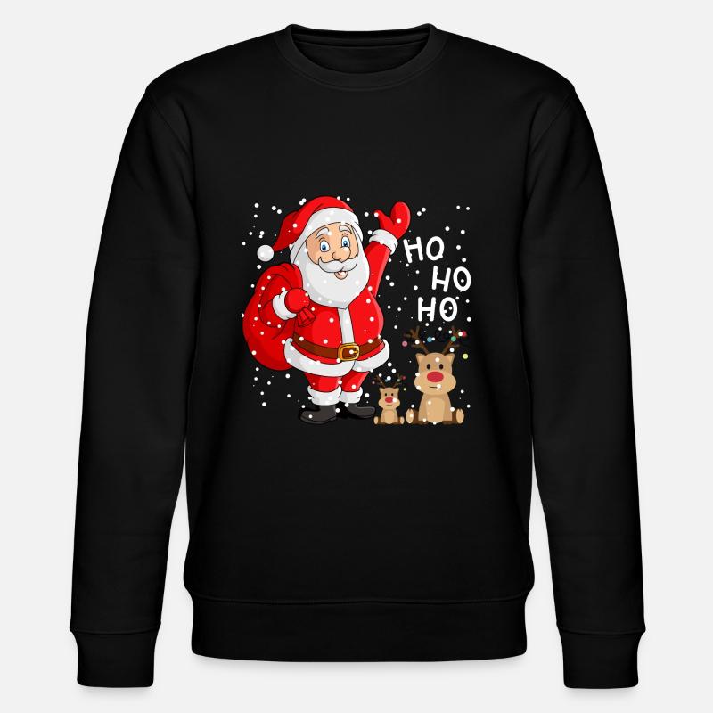 funny christmas santa claus - Sweat bio CHANGER Stanley/Stella Unisexe - noir