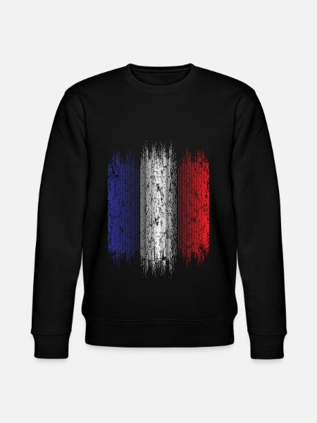 Frankreich - Stanley/Stella Unisex Bio-Sweatshirt CHANGER - Schwarz