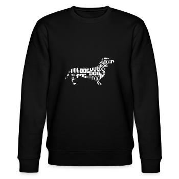 Dackel - Stanley/Stella Unisex Bio-Sweatshirt CHANGER  - Schwarz - Vorne - Nik (191cm) & Marisol (170cm)