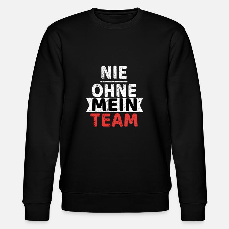 team beste - Stanley/Stella Unisex Bio-Sweatshirt CHANGER - Schwarz