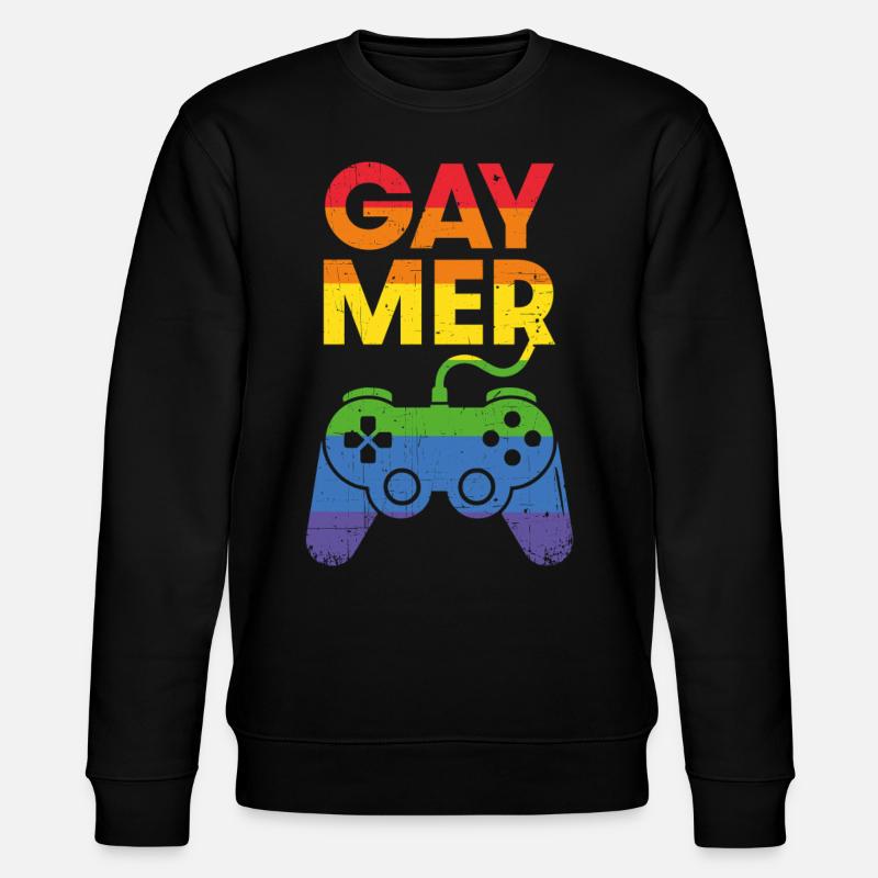Gaymer - Stanley/Stella Unisex Bio-Sweatshirt CHANGER - Schwarz