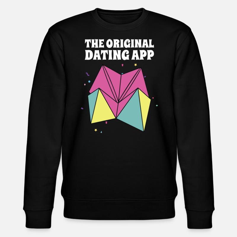 90s 90s Retro Gift - Stanley/Stella CHANGER Unisex Organic Sweatshirt - black