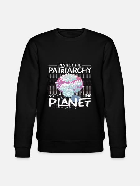 Feministisk feminisme Patriarkat feminister - Stanley/Stella økologisk unisex-sweatshirt CHANGER  - sort