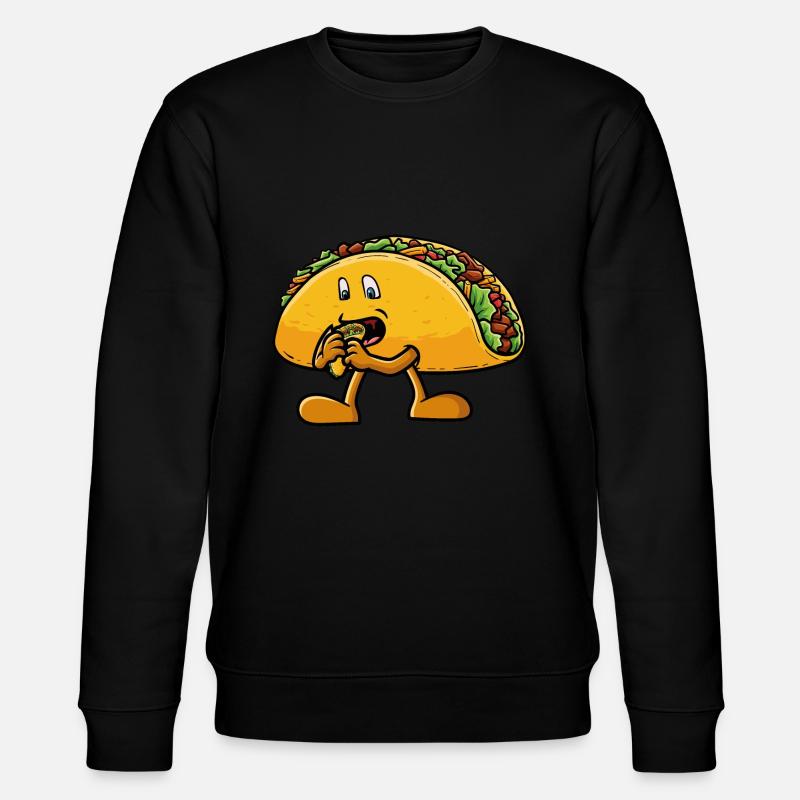 Taco eats a taco - Stanley/Stella CHANGER Unisex Organic Sweatshirt - black
