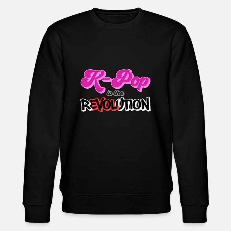 K-Pop Revolution Kpopfan - Stanley/Stella Unisex Bio-Sweatshirt CHANGER  - Schwarz