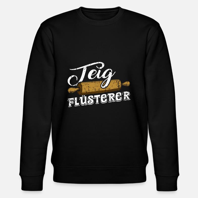 Teig Flüsterer - Stanley/Stella Unisex Bio-Sweatshirt CHANGER  - Schwarz