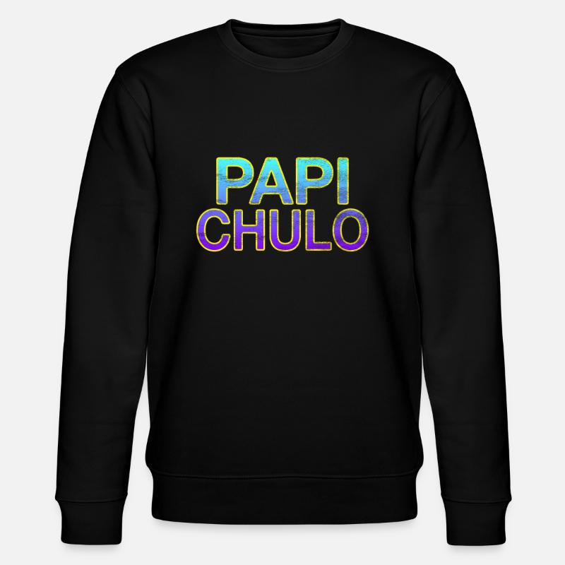 Papi Chulo - Stylish lettering - Stanley/Stella CHANGER Unisex Organic Sweatshirt - black