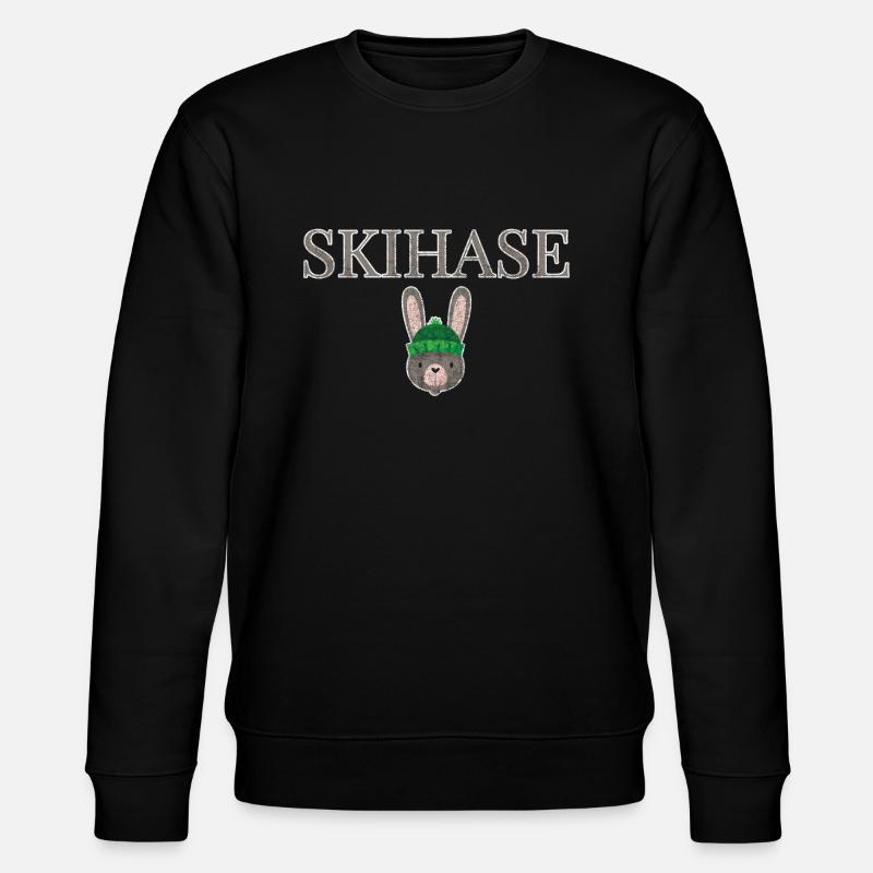 Ski Bunny Lapin d’hiver - Sweat bio CHANGER Stanley/Stella Unisexe - noir
