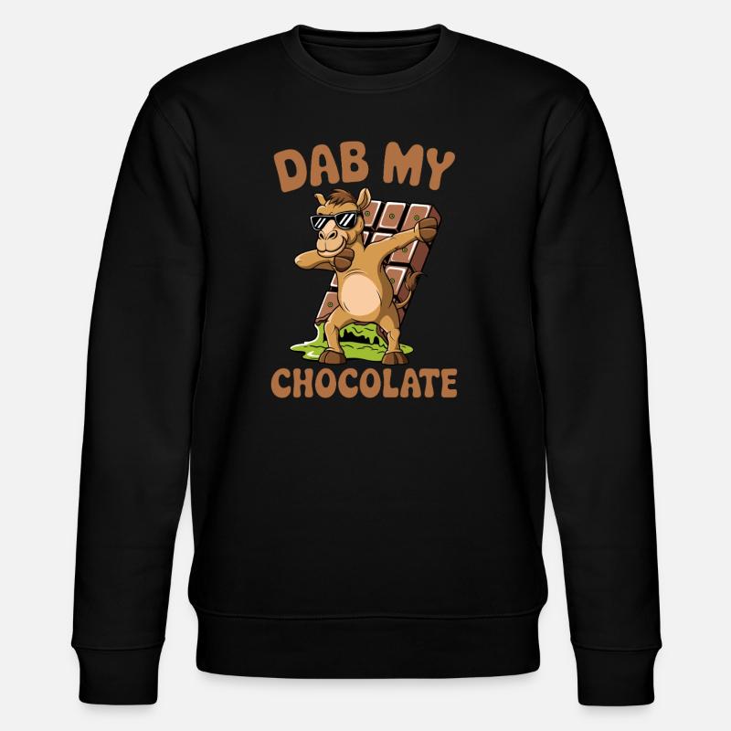 Dubai Dab my Chocolate - Stanley/Stella Unisex Bio-Sweatshirt CHANGER - Schwarz